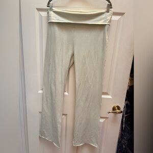 2pc set! SKIMS foldover pant and cotton jersey zip up hoodie - Spearmint. XL